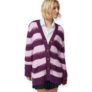 UO Alston Stripe Cardigan— Size M